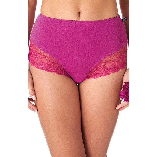 2-pack figi damskie z wysokim stanem LPF 248, Kolor fuksja-granat, Rozmiar 2XL, Key ze sklepu Primodo w kategorii Majtki damskie - zdjęcie 184076906