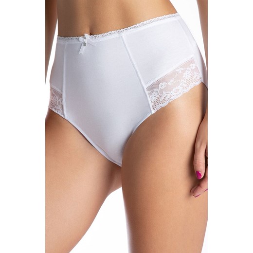 2-pack figi damskie z wysokim stanem L-4000MD-01, Kolor biały, Rozmiar M, LAMA ze sklepu Primodo w kategorii Majtki damskie - zdjęcie 184077458