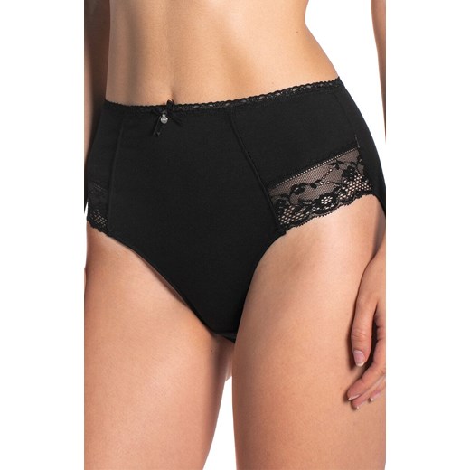 2-pack figi damskie z wysokim stanem L-4000MD-02, Kolor czarny, Rozmiar M, LAMA ze sklepu Primodo w kategorii Majtki damskie - zdjęcie 184077459