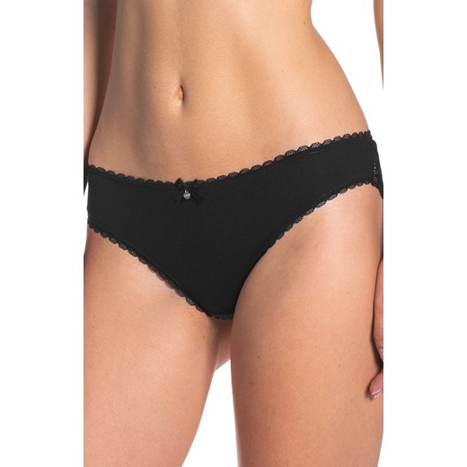 Czarne figi damskie mini bikini 2-pack L-4000MB-02, Kolor czarny, Rozmiar L, LAMA ze sklepu Primodo w kategorii Majtki damskie - zdjęcie 184077489