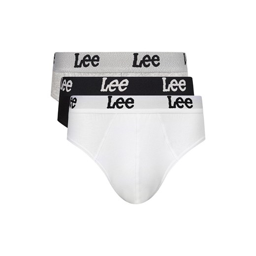 Lee 3-pack bawełniane slipy męskie Patrick, Kolor biało-szaro-czarny, Rozmiar S, LEE ze sklepu Primodo w kategorii Majtki męskie - zdjęcie 184077676
