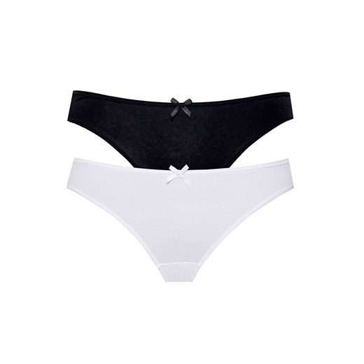 2-pack figi damskie F-MN-60/01, Kolor biało-czarny, Rozmiar L, leptir ze sklepu Primodo w kategorii Majtki damskie - zdjęcie 184077759