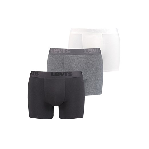 Levis 3-pack bawełnianych bokserek męskich 905045001, Kolor multicolour, Rozmiar S, Levis ze sklepu Primodo w kategorii Majtki męskie - zdjęcie 184077966
