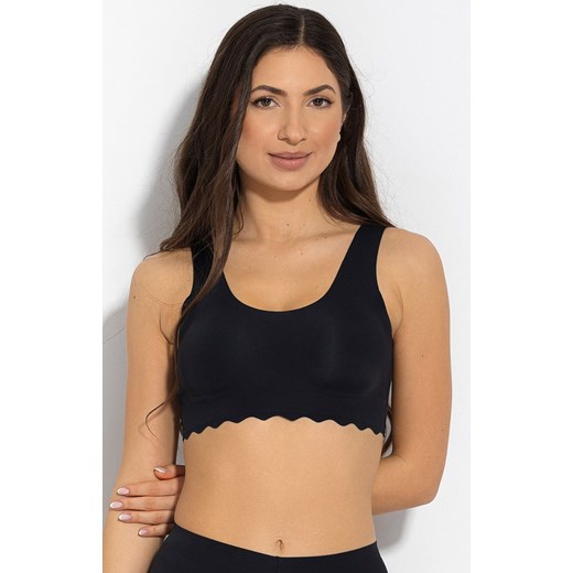 Top damski czarny Bra Feel Good, Kolor czarny, Rozmiar L, Mitex ze sklepu Primodo w kategorii Biustonosze - zdjęcie 184081638
