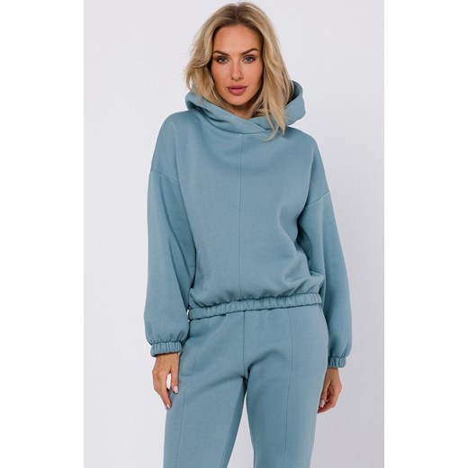 Bluza damska z kapturem agawa M759, Kolor agawa, Rozmiar L/XL, MOE ze sklepu Primodo w kategorii Bluzy damskie - zdjęcie 184082926