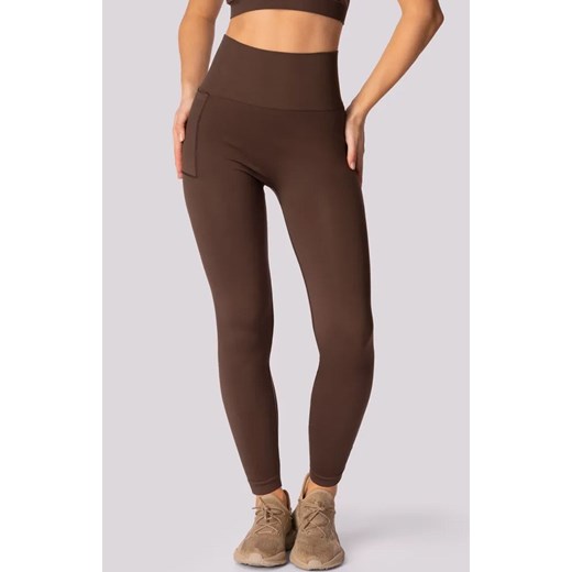 Mona legginsy damskie w kolorze caffe Base, Kolor caffe, Rozmiar S/M, Mona ze sklepu Primodo w kategorii Spodnie damskie - zdjęcie 184085158