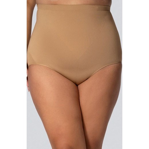 Wyszczuplające majtki z wysokim stanem ciemnobeżowe Smoothwear, Kolor ciemny beż (golden pearl), Rozmiar 5/6, Mona Queen Size ze sklepu Primodo w kategorii Bielizna wyszczuplająca - zdjęcie 184085187