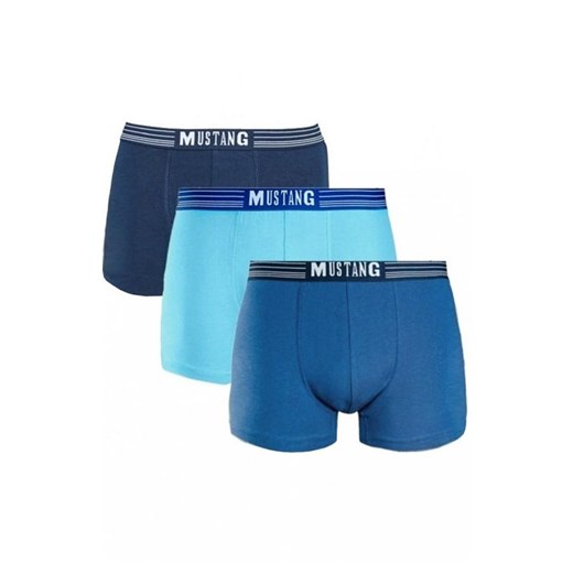 3-pack bokserki męskie 4224-1003 Retro, Kolor niebiesko-granatowy, Rozmiar M, Mustang ze sklepu Primodo w kategorii Majtki męskie - zdjęcie 184085679