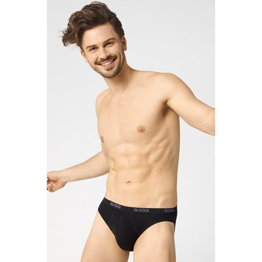 Sloggi czarne slipy męskie Men Basic Mini 10004711, Kolor czarny, Rozmiar M, Sloggi ze sklepu Primodo w kategorii Majtki męskie - zdjęcie 184090335
