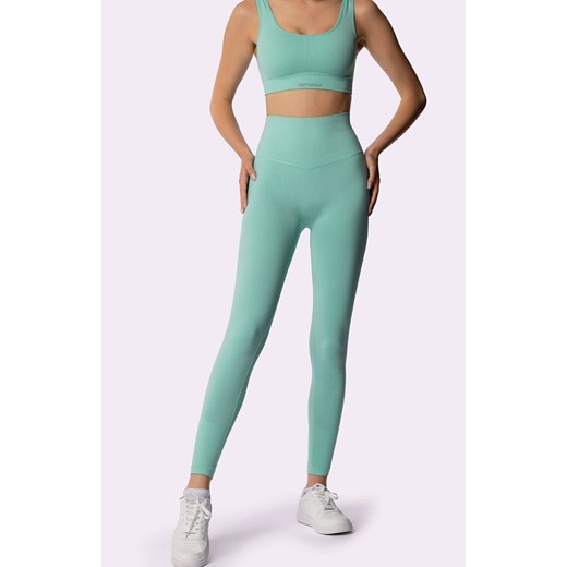 Legginsy sportowe miętowe Adapt, Kolor miętowy, Rozmiar M, Spaio ze sklepu Primodo w kategorii Spodnie damskie - zdjęcie 184090847