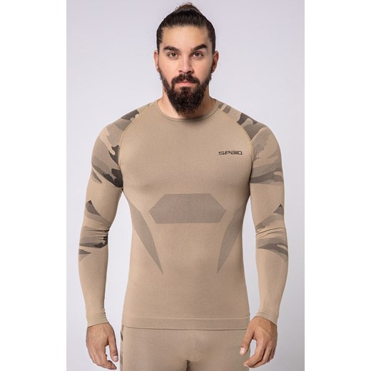SPAIO D/R TACTICAL koszulka męska, Kolor piaskowy, Rozmiar L, Spaio ze sklepu Primodo w kategorii Bielizna termoaktywna męska - zdjęcie 184090939
