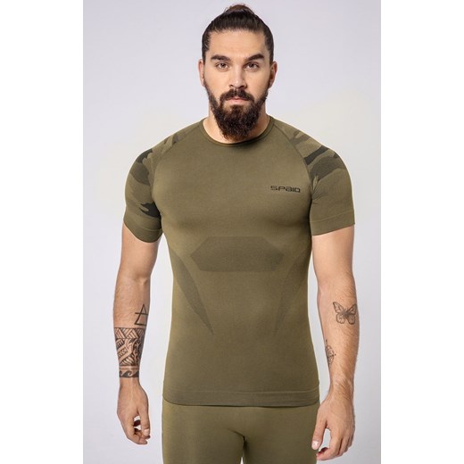 SPAIO K/R TACTICAL koszulka męska, Kolor zielony, Rozmiar L, Spaio ze sklepu Primodo w kategorii Bielizna termoaktywna męska - zdjęcie 184091088