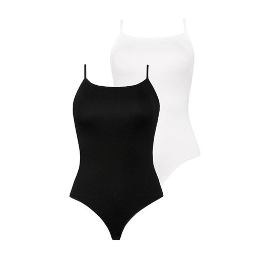 Body damskie stringi 2-pak Goffy 2401, Kolor czarno-biały, Rozmiar L, Teyli ze sklepu Primodo w kategorii Body damskie - zdjęcie 184092768