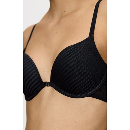Triumph biustonosz push-up push-up zapinany z przodu czarny Harmony Spotlight WHUF 10217429, Kolor czarny, Rozmiar 70A, Triumph ze sklepu Primodo w kategorii Biustonosze - zdjęcie 184094317