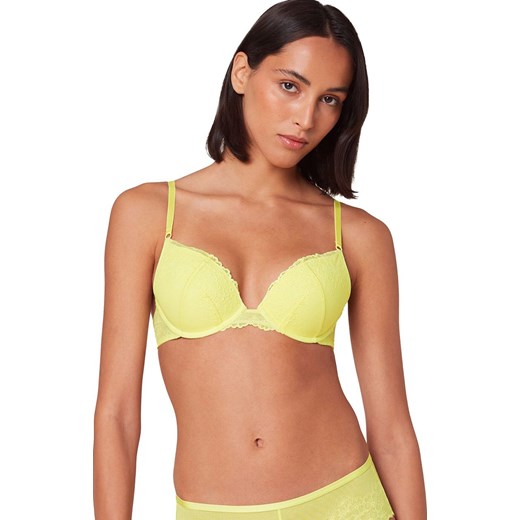 Biustonosz push-up Bright Spotlight WHU 10217444, Kolor żółty, Rozmiar 80B, Triumph 80B promocyjna cena Primodo