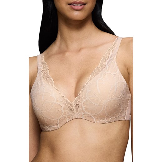Triumph biustonosz push-up Body Make-Up Illusion Lace WP 10219710-00NZ, Kolor beżowy, Rozmiar 70C, Triumph ze sklepu Primodo w kategorii Biustonosze - zdjęcie 184094489