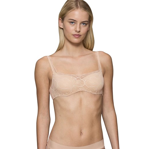 Triumph biustonosz usztywniany balconette Body Make-Up Illusion Lace 10219845-00NZ, Kolor beżowy, Rozmiar 75B, Triumph ze sklepu Primodo w kategorii Biustonosze - zdjęcie 184094557