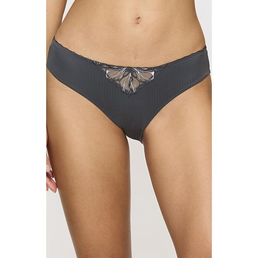 Triumph figi damskie Wild Iris Florale Tai 10222206-3286, Kolor ciemnoszary, Rozmiar 36, Triumph ze sklepu Primodo w kategorii Majtki damskie - zdjęcie 184094708