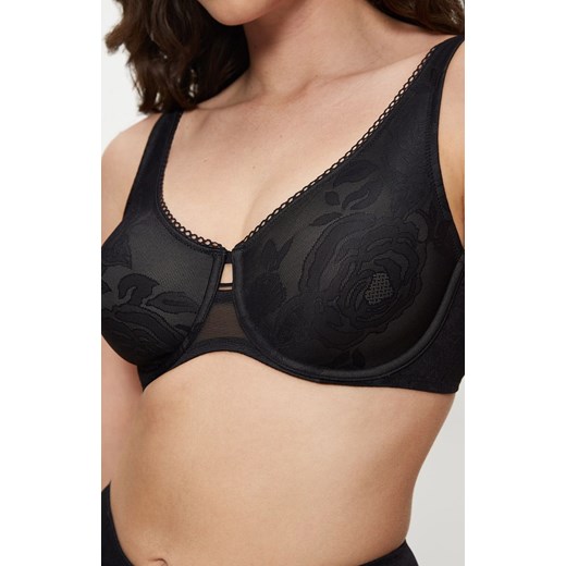 Triumph biustonosz minimizer Wild Rose Sensation W01 10205953-0004, Kolor czarny, Rozmiar 80C, Triumph ze sklepu Primodo w kategorii Biustonosze - zdjęcie 184094926