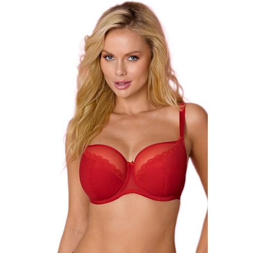 Biustonosz półusztywniany semi-soft czerwony max VENA VB-323, Kolor czerwony, Rozmiar 75I, Vena ze sklepu Primodo w kategorii Biustonosze - zdjęcie 184095425
