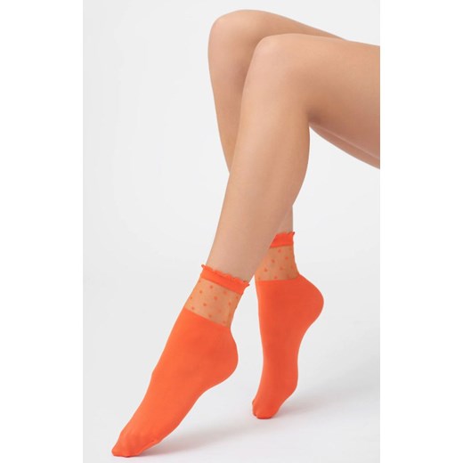 Bibbi cienkie skarpetki damskie w kropki, Kolor nero (czarny), Rozmiar uniwersalny, Veneziana ze sklepu Primodo w kategorii Skarpetki damskie - zdjęcie 184095518