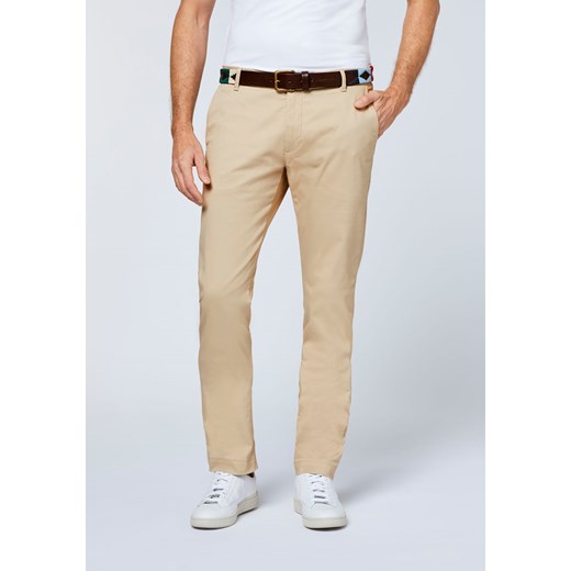 Polo Sylt Spodnie chino w kolorze beżowym ze sklepu Limango Polska w kategorii Spodnie męskie - zdjęcie 184096707