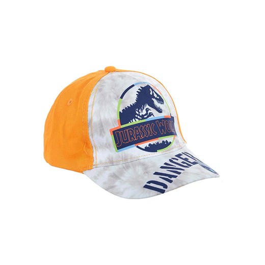 Jurassic World Czapka &quot;Park Jurajski&quot; w kolorze granatowo-pomarańczowo-szarym ze sklepu Limango Polska w kategorii Czapki dziecięce - zdjęcie 184096809