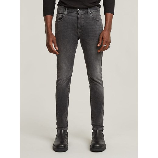 G-Star Dżinsy - Skinny fit - w kolorze antracytowym ze sklepu Limango Polska w kategorii Jeansy męskie - zdjęcie 184096819