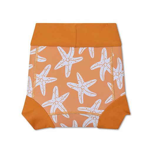 Swim Essentials Pieluszka kąpielowa &quot;Sea Stars&quot; w kolorze jasnobrązowym ze sklepu Limango Polska w kategorii Pielęgnacja dziecka - zdjęcie 184096906