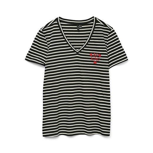 Vero Moda Koszulka w kolorze czarnym ze sklepu Limango Polska w kategorii Bluzki damskie - zdjęcie 184097048