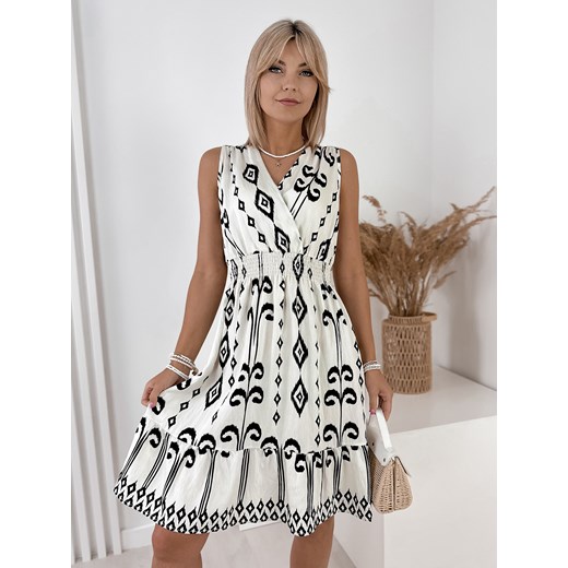 sukienka savanta ecru xl/xxl ze sklepu UBRA w kategorii Sukienki - zdjęcie 184097375