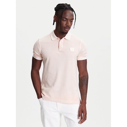 United Colors Of Benetton Polo 3089U302D Różowy Regular Fit ze sklepu MODIVO w kategorii T-shirty męskie - zdjęcie 184098158