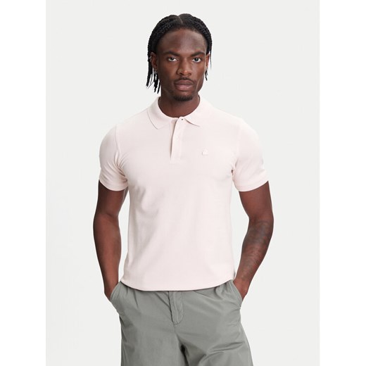 United Colors Of Benetton Polo 3WG9U301Z Różowy Slim Fit ze sklepu MODIVO w kategorii T-shirty męskie - zdjęcie 184098185