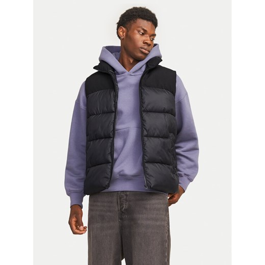 Jack&Jones Kamizelka Moon 12256860 Czarny Regular Fit ze sklepu MODIVO w kategorii Kamizelki męskie - zdjęcie 184098225