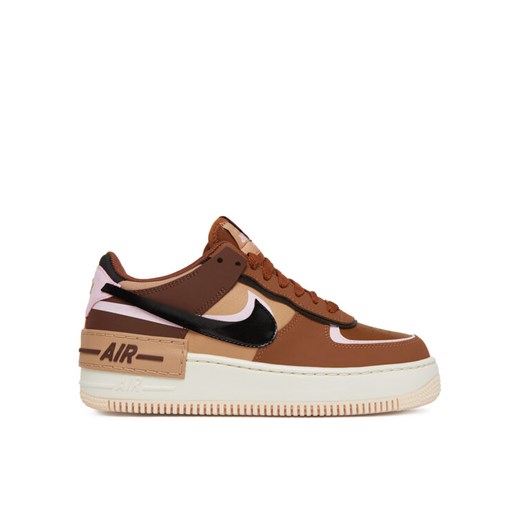 Nike Sneakersy Af1 Shadow DZ1847 200 Brązowy ze sklepu MODIVO w kategorii Buty sportowe damskie - zdjęcie 184098257