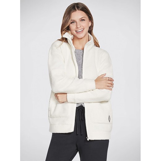 Skechers Kurtka anorak Downtime Jacket W3JA239 Écru Regular Fit ze sklepu MODIVO w kategorii Kurtki damskie - zdjęcie 184098259