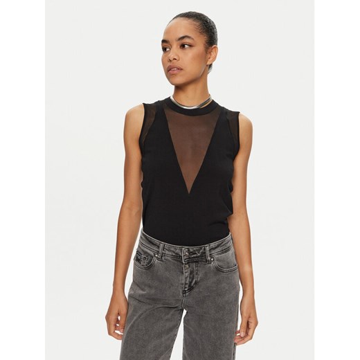 PINKO Bluzka Felce 102818 A1KX Czarny Regular Fit ze sklepu MODIVO w kategorii Bluzki damskie - zdjęcie 184098288
