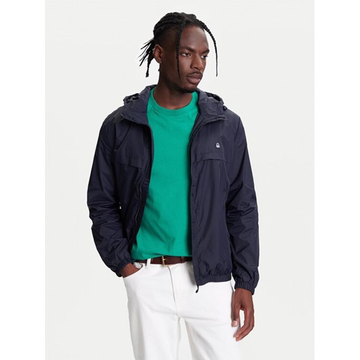 United Colors Of Benetton Kurtka przejściowa 2VDWUN06A Granatowy Regular Fit ze sklepu MODIVO w kategorii Kurtki męskie - zdjęcie 184098299