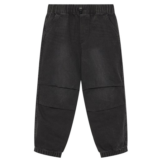 United Colors Of Benetton Jeansy 4PWACF045 Czarny Loose Fit ze sklepu MODIVO w kategorii Spodnie chłopięce - zdjęcie 184098335