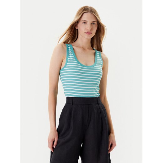 United Colors Of Benetton Top 30YSDH010 Zielony Regular Fit ze sklepu MODIVO w kategorii Bluzki damskie - zdjęcie 184098345