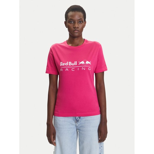 Pepe Jeans T-Shirt Red Bull Racing RL500004 Różowy Regular Fit ze sklepu MODIVO w kategorii Bluzki damskie - zdjęcie 184098357