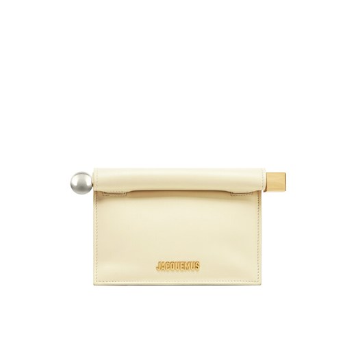 JACQUEMUS Torebka La Petite Pochette Rond C 241BA392-3171 Écru ze sklepu MODIVO w kategorii Kopertówki - zdjęcie 184098387