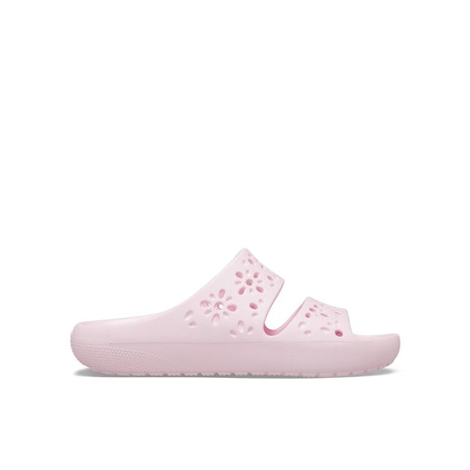 Crocs Klapki Classic Floral Cutout Sandal 210966 Różowy ze sklepu MODIVO w kategorii Klapki damskie - zdjęcie 184098409