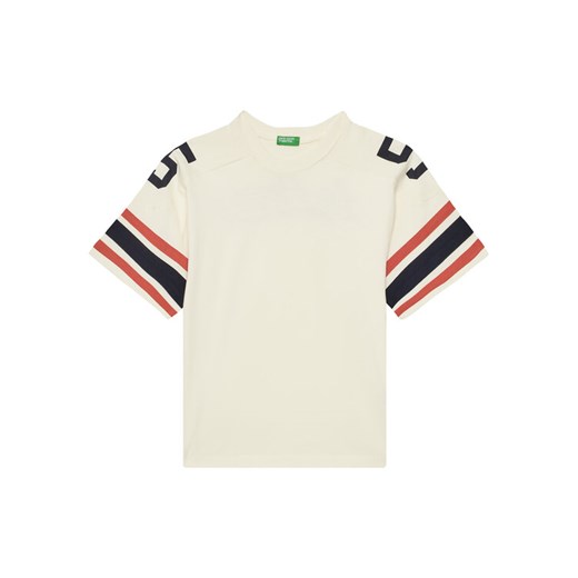 United Colors Of Benetton T-Shirt 3MI5C10OA Beżowy Relaxed Fit ze sklepu MODIVO w kategorii T-shirty chłopięce - zdjęcie 184098415