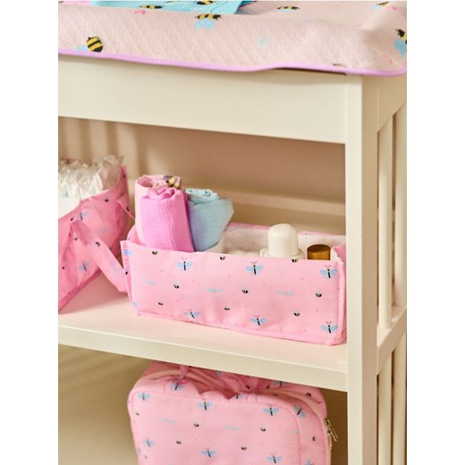 Sinsay - Organizer niemowlęcy w pszczółki - różowy Sinsay One Size Sinsay