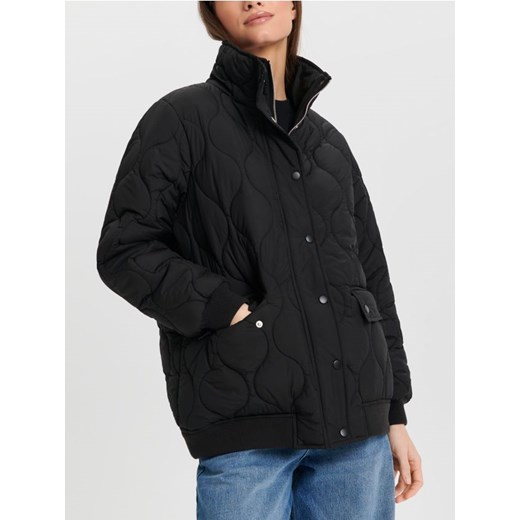 Sinsay - Kurtka bomber - czarny Sinsay XL Sinsay
