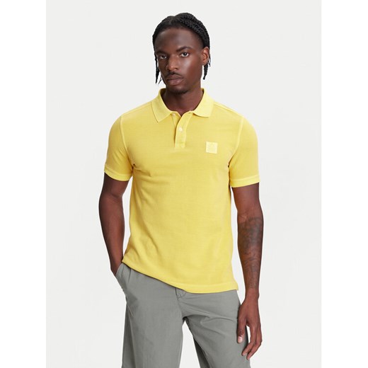 United Colors Of Benetton Polo 3089U302D Żółty Regular Fit ze sklepu MODIVO w kategorii T-shirty męskie - zdjęcie 184100736