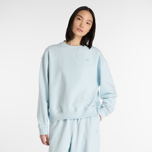 Bluza damska New Balance WT41500FRL – niebieska ze sklepu New Balance Poland w kategorii Bluzy damskie - zdjęcie 184101447