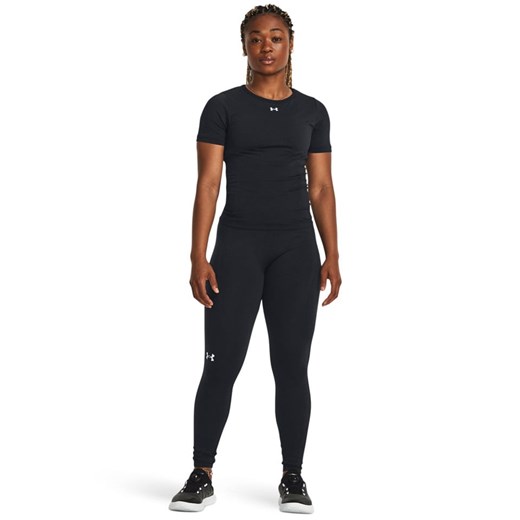 Bluzka damska Under Armour z krótkimi rękawami z poliamidu z okrągłym dekoltem 