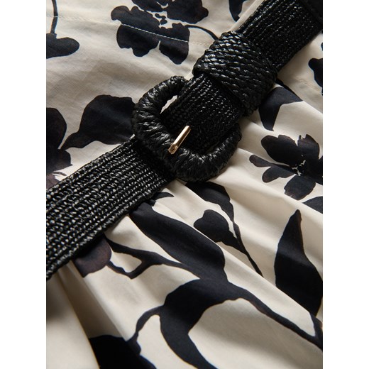 Reserved sukienka midi z paskiem 